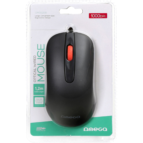 Omega Mouse OM-520, Black, 1000000000046886 04 