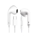 Слушалки тапи FIESTA Бял USB Type C, 1000000000050376 04 