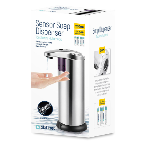 Soap dispenser Platinet PHS250 sensor, 1000000000039310 03  — OK Office Soap dispenser Platinet PHS250 sensor, 1000000000039310 03