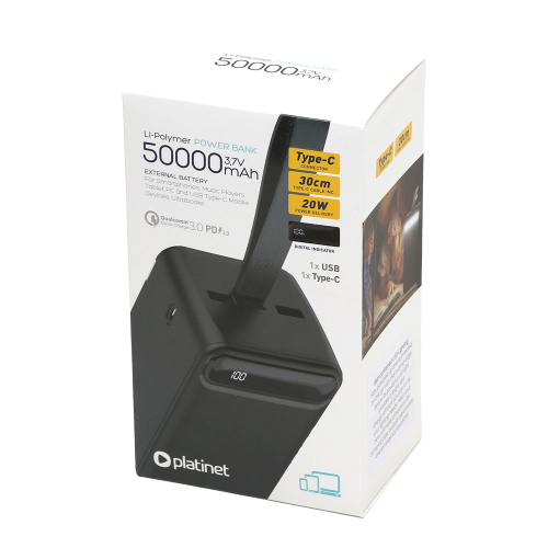 Platinet Power Bank 742BL 50000MAH, 1000000000045144 06 