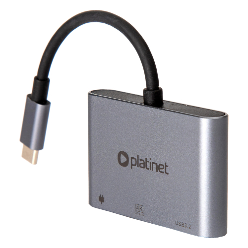 Докинг станция Platinet 3в1 USB C, 1000000000050378 03 