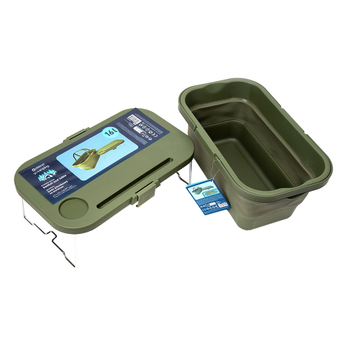 Picnic basket + table 2in1 green, 1000000000049131 02 