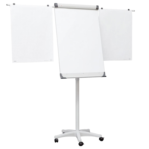 Flipchart magnetic 2x3 wheels + 2 arms, 1000000000045430 02 
