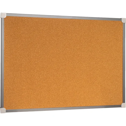 Cork board 2x3 aluminum frame 45/60 cm, 1000000000046473