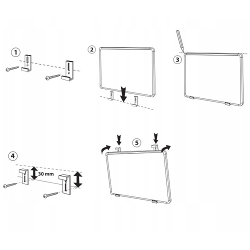 Коркова дъска 2x3 с алум.рамка 45/60см, 1000000000046473 06 
