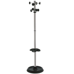 Rado hanger with umbrella stand chrome