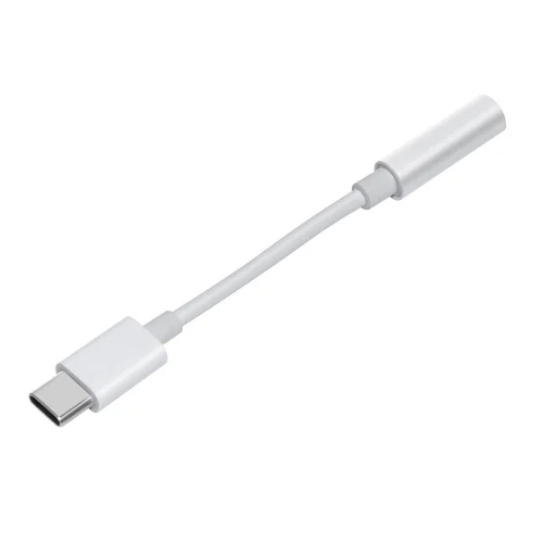 USB-C / 3.5mm M / F white adapter, 1000000000036984 02 