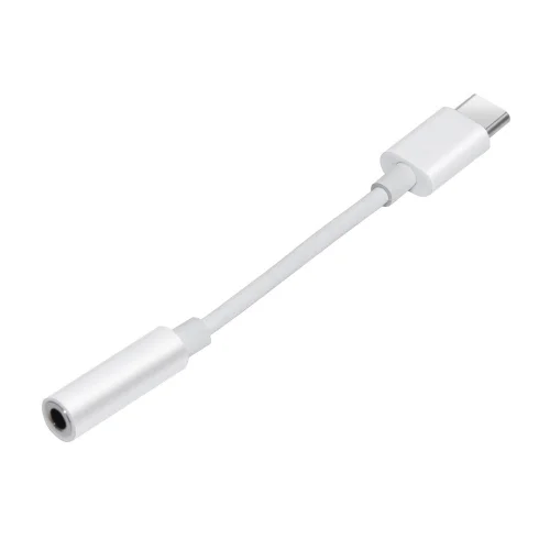 USB-C / 3.5mm M / F white adapter, 1000000000036984