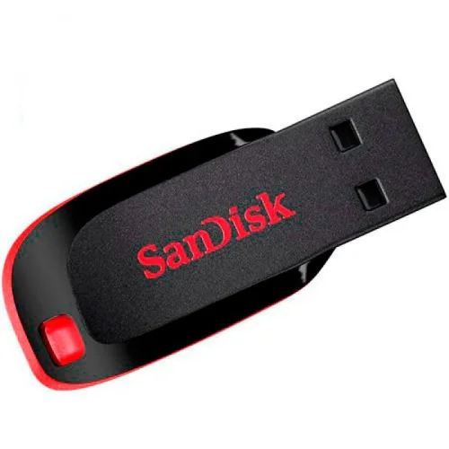 SanDisk USB Cruzer Blade 32GB Black/Red, 2000619659069193 02 