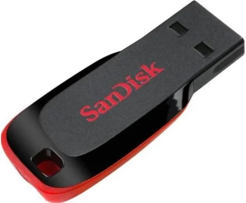 Памет USB 64GB SanDisk Cruzer Blade черен/червен, 2000619659097318 02 
