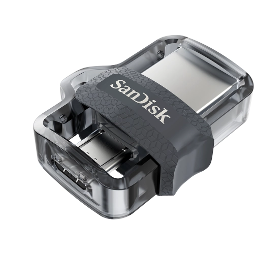 Памет USB 3.0/micro USB 64GB SanDisk Ultra Dual Drive m3.0 OTG черен, 2000619659149642