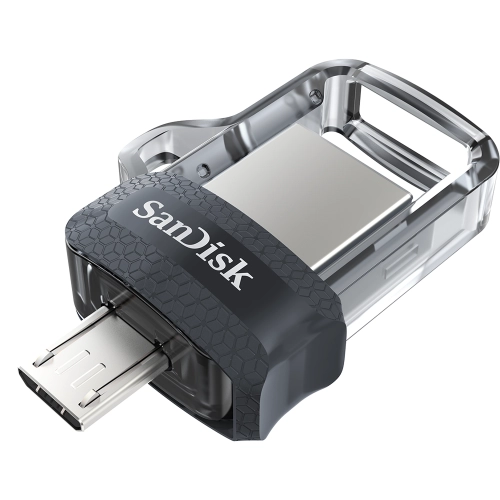 Памет USB 3.0/micro USB 64GB SanDisk Ultra Dual Drive m3.0 OTG черен, 2000619659149642 02 