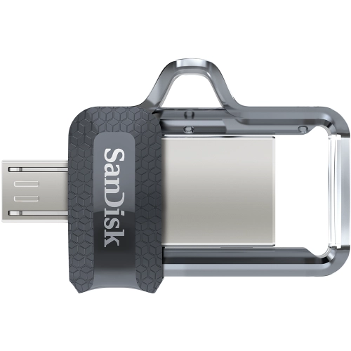 SanDisk USB 3.0/micro USB Ultra Dual Drive m3.0 OTG 64GB Black, 2000619659149642 03 