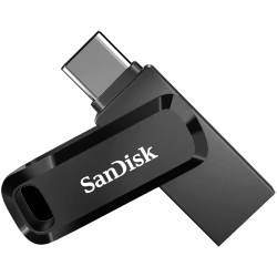 SanDisk USB 3.2/Type-C Ultra Dual Drive Go 128GB Black