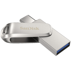 Памет USB 3.1 Gen 1/Type-C 32GB SanDisk Ultra Dual Drive Luxe сребрист