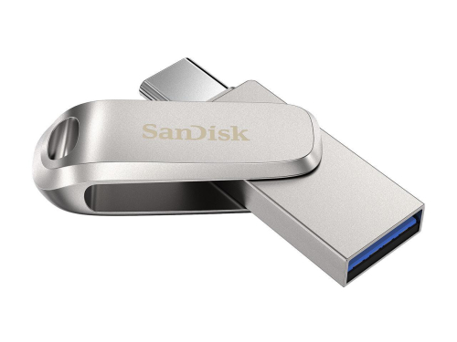 Памет USB 3.1 Gen 1/Type-C 64GB SanDisk UDD Luxe сребрист, 2000619659179021 02 
