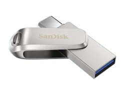 SanDisk USB 3.1 Gen 1/Type-C Ultra Dual Drive Luxe 128GB Silver