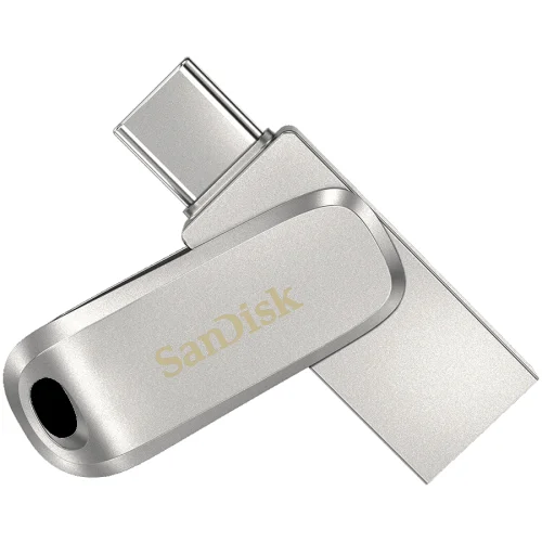 SanDisk USB 3.1 Gen 1/Type-C Ultra Dual Drive Luxe 1TB Silver, 2000619659179106