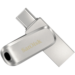 Памет USB 3 Gen 1/Type-C 512GB SanDisk UDD Luxe сребрист