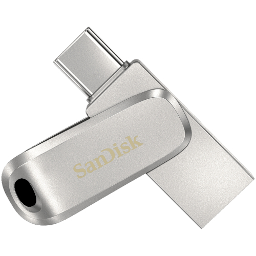 SanDisk USB 3 Gen 1/Type-C UDD Luxe 512GB Silver, 2000619659179182
