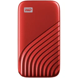 Външен диск SSD WD My Passport 2TB червен