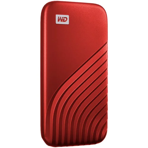 WD My Passport Еxternal SSD 500GB Red, 2000619659185640 02 