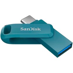 Памет USB-C/USB 256GB SanDisk Ultra Drive Go, син