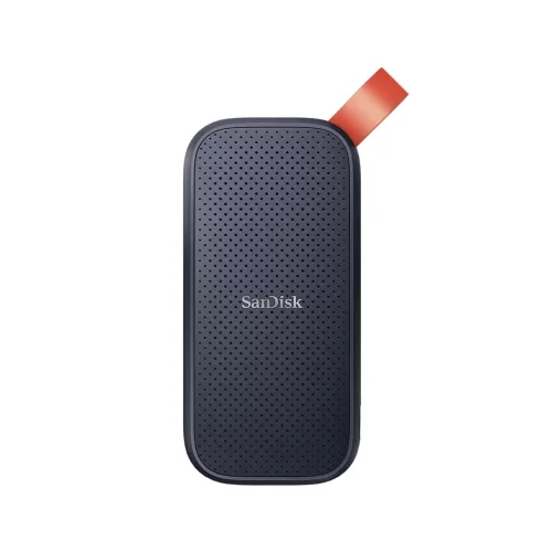 Външен SSD SanDisk Portable, 2TB, USB 3.2, Type-C, Черен, 2000619659204853