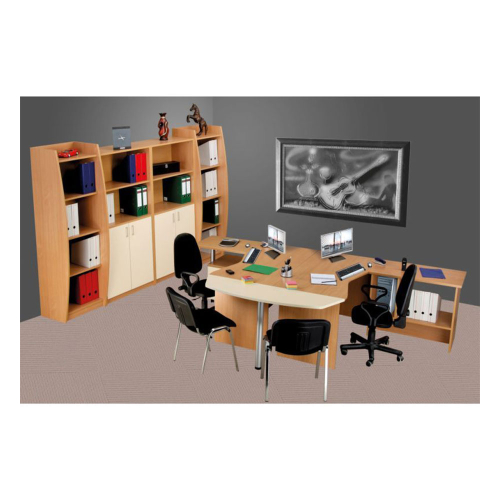 ОК Curved desk R 158/68/74 wenge, 1000000000006876 02 