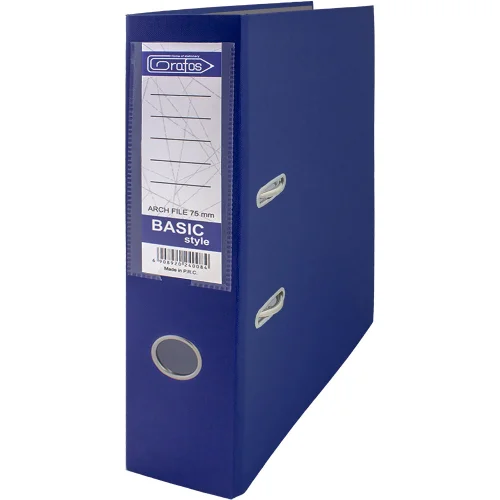 Lever arch file GRAFOS BASIC A4 8cm d.bl, 1000000000045311