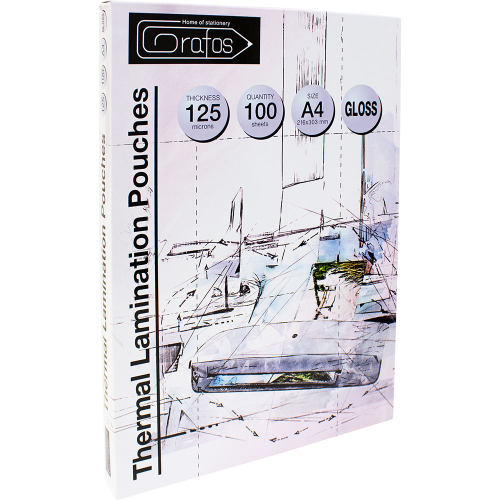 Фолио за ламиниране A4 125 микрона, 1000000000002498 02 