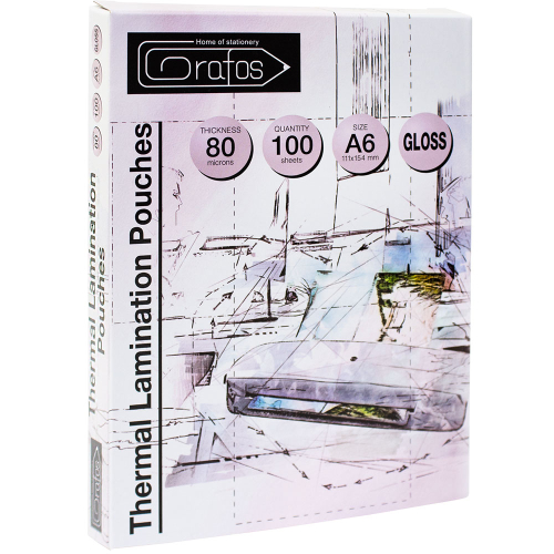 Laminating foil A6 80 microns, 1000000000002495 02 