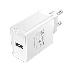 Charger Vention 220V USB-A 12W 2.4A