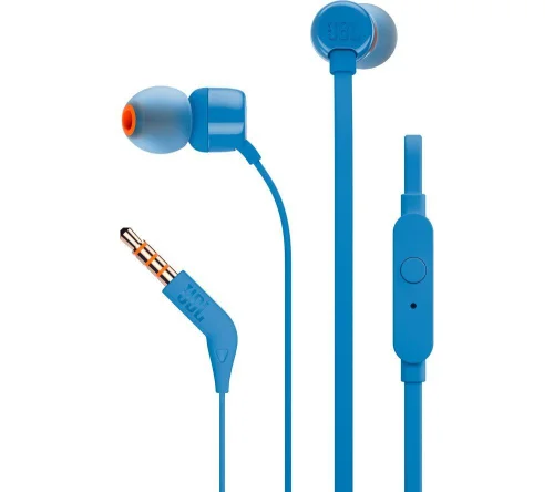 Earphones JBL T110, Blue, 2006925281918940