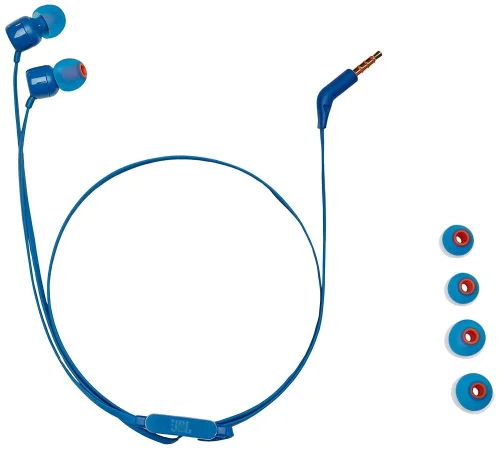 Earphones JBL T110, Blue, 2006925281918940 02 