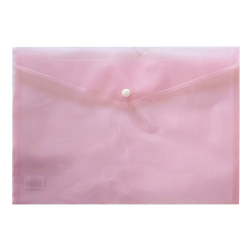 Папка джоб с копче Grafos A4 пр. червен