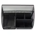 Desk organizer 7 comp. metallic black, 1000000000043505 05 
