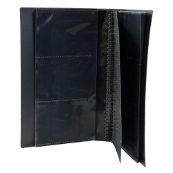 Визитник Grafos PVC 240 визитки черен