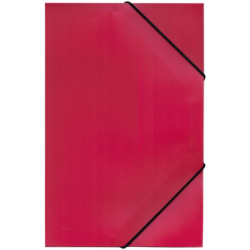 Pvc folder with elastic band A4 A4 red