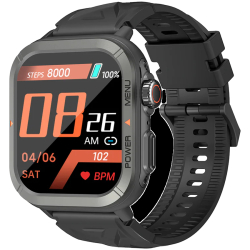 Смарт часовник Blackview W30, BT 1.91\", черен