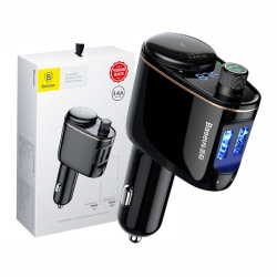 Безжичен MP3 плеър за кола Baseus S-06Black OS CCHC000001 - черен