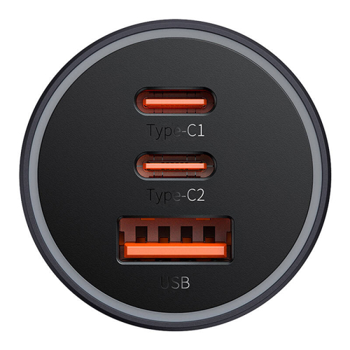 Зарядно за кола Baseus Golden Contactor Pro с 2x USB-C, 1x USB, 2006932172636456 07  — OK Office Зарядно за кола Baseus Golden Contactor Pro с 2x USB-C, 1x USB, 2006932172636456 07