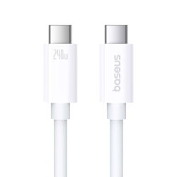 Кабел Baseus USB C-C 1м. бял