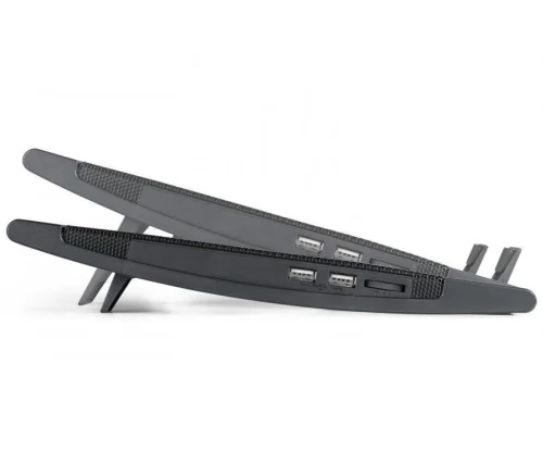 Охладител за лаптоп DeepCool WIND PAL FS, 17', 2x140 mm, 1200 RPM, Черен, 2006933412708728 03 