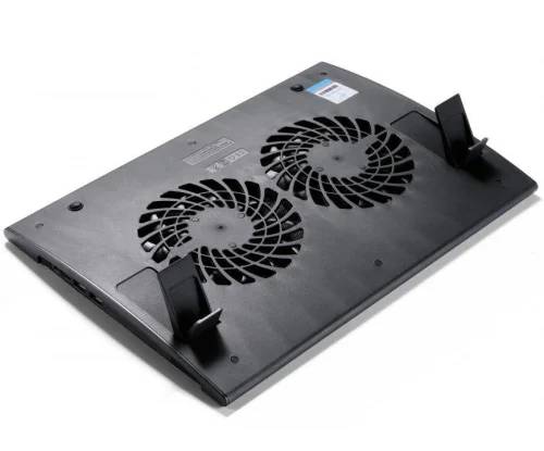 Notebook Cooler DeepCool WIND PAL FS, 17', 2x140 mm, 1200 RPM, Black, 2006933412708728 05 
