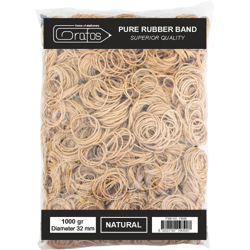 Rubber band natural caoutchouc 32 mm/1kg, 1000000000019058