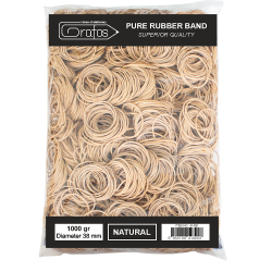 Rubber band natural caoutchouc 38 mm/1kg
