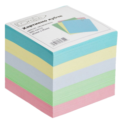 Кубче харт.Grafos 85/85 цветно нез. 800л