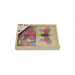 Дървена цветна мозайка Viga Toys Геометрични форми, 3+ години , 2006934510500290 04 