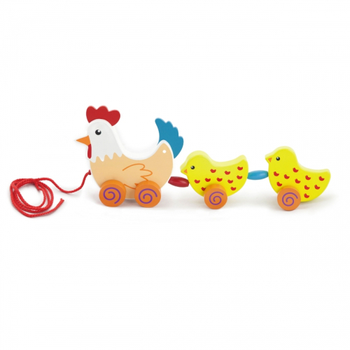 Дървена играчка за дърпане Viga Toys, 18+ месеца, 2006934510500788 02 